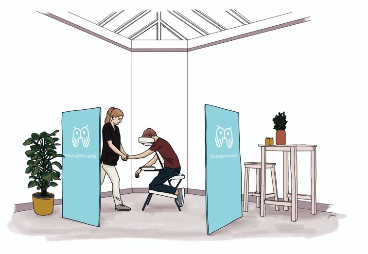 Illlustration Massage Chouette